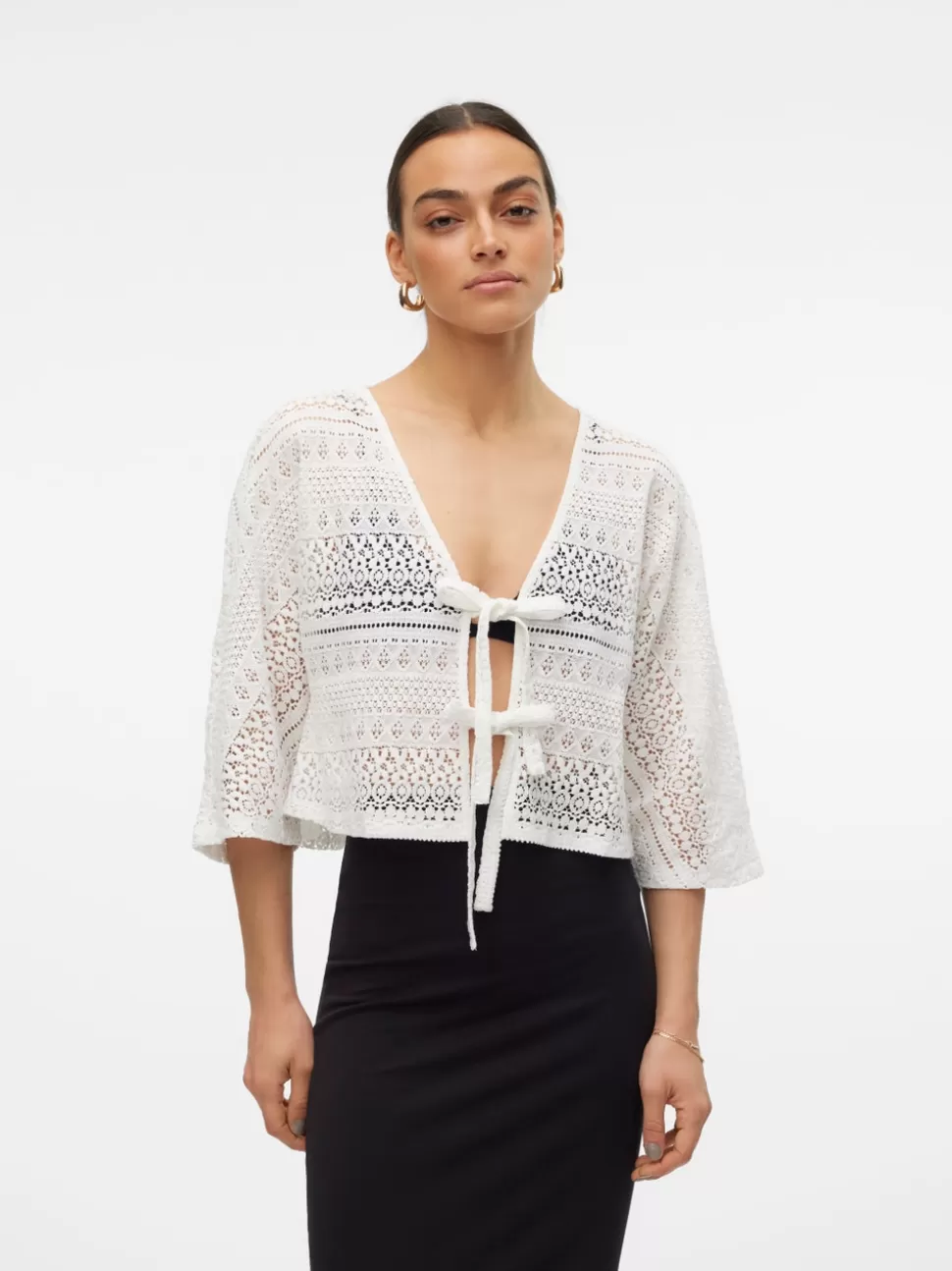 Toppar^VERO MODA VMHONEY Topp Snow White