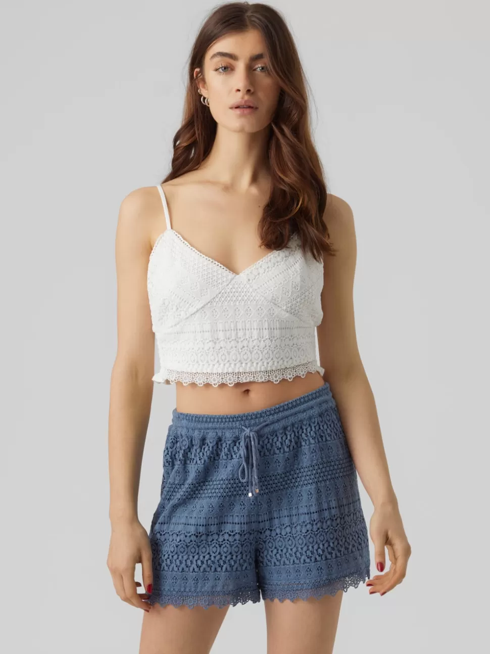 Toppar^VERO MODA VMHONEY Topp Snow White