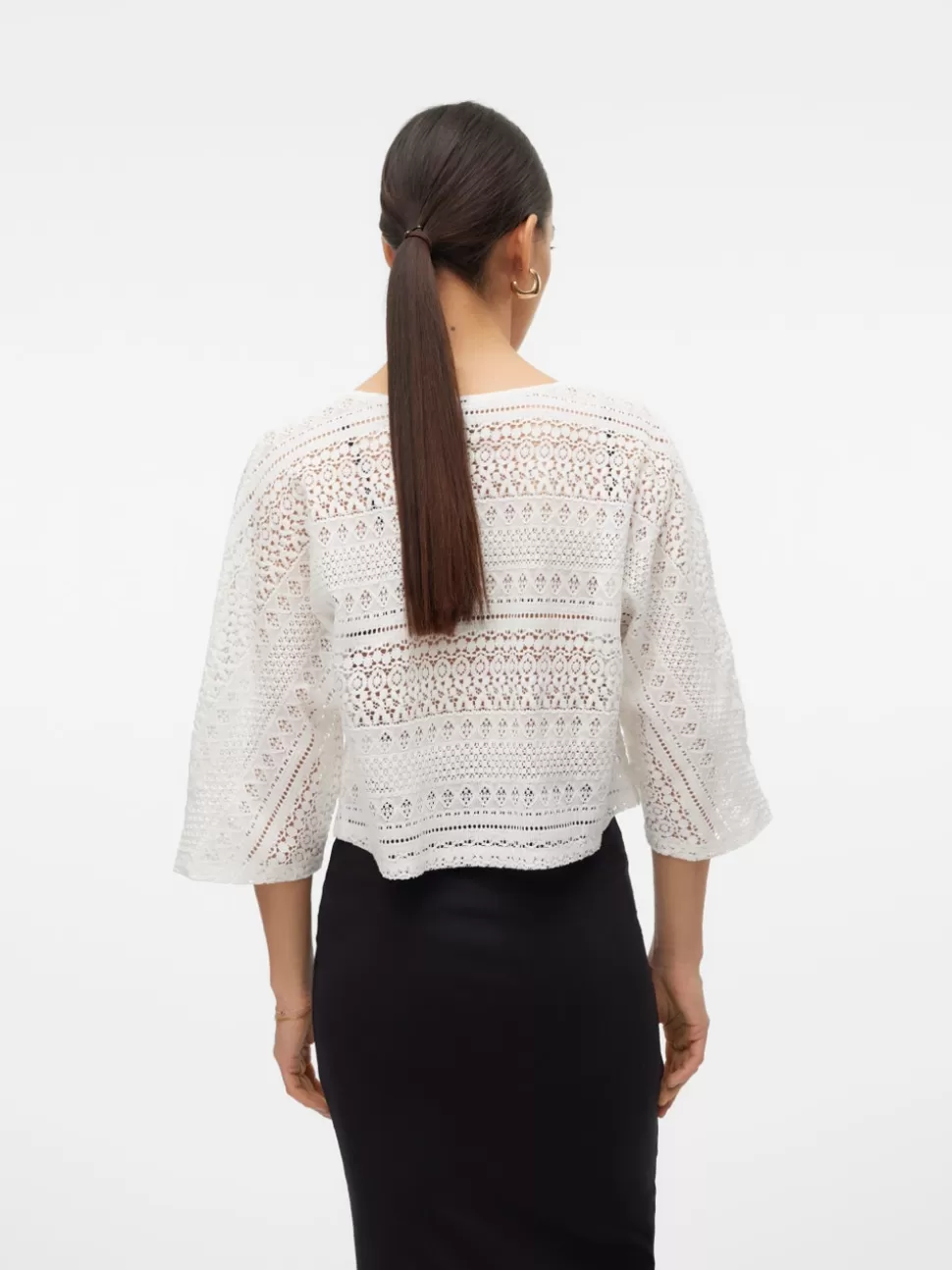 Toppar^VERO MODA VMHONEY Topp Snow White