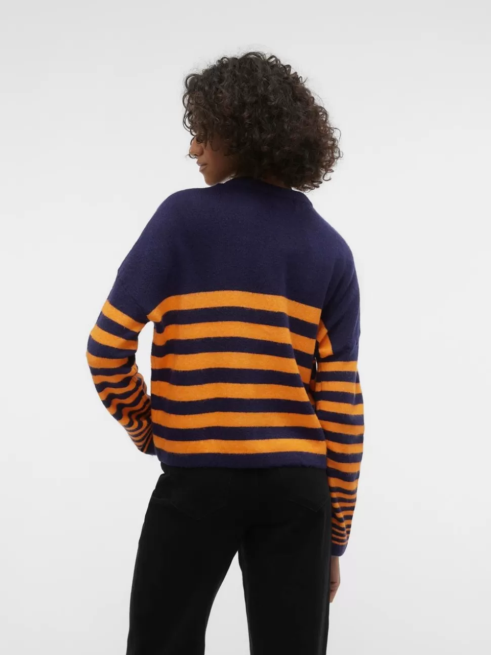 Stickat^VERO MODA VMHURRICANE Pullover Astral Aura