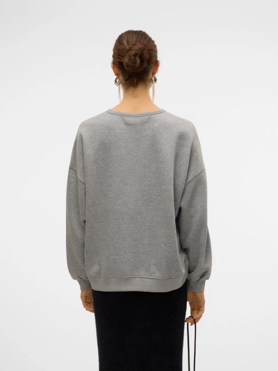 Sweatshirts^VERO MODA VMIJA Sweatshirt Light Grey Melange