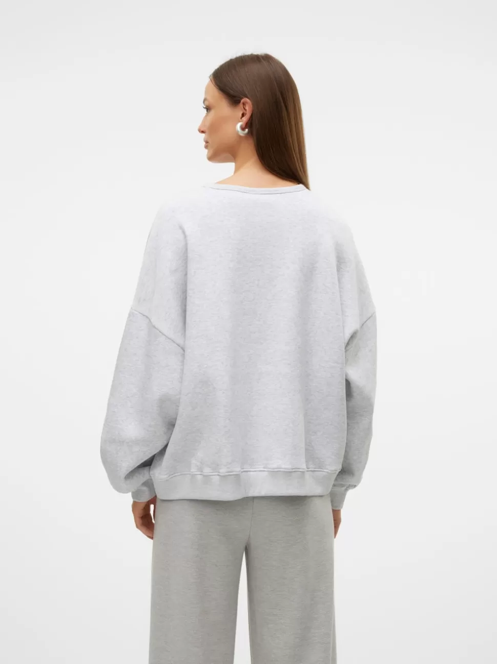 Sweatshirts^VERO MODA VMIJA Sweatshirt Super Light Grey Melange