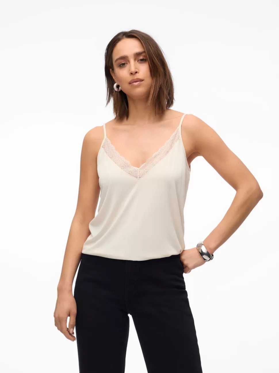 Toppar^VERO MODA VMIMILA Topp Birch