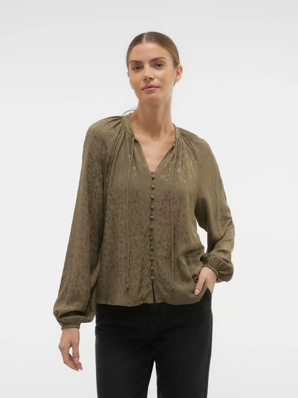 Skjortor | Toppar^VERO MODA VMINDIONIA Skjorta Ivy Green