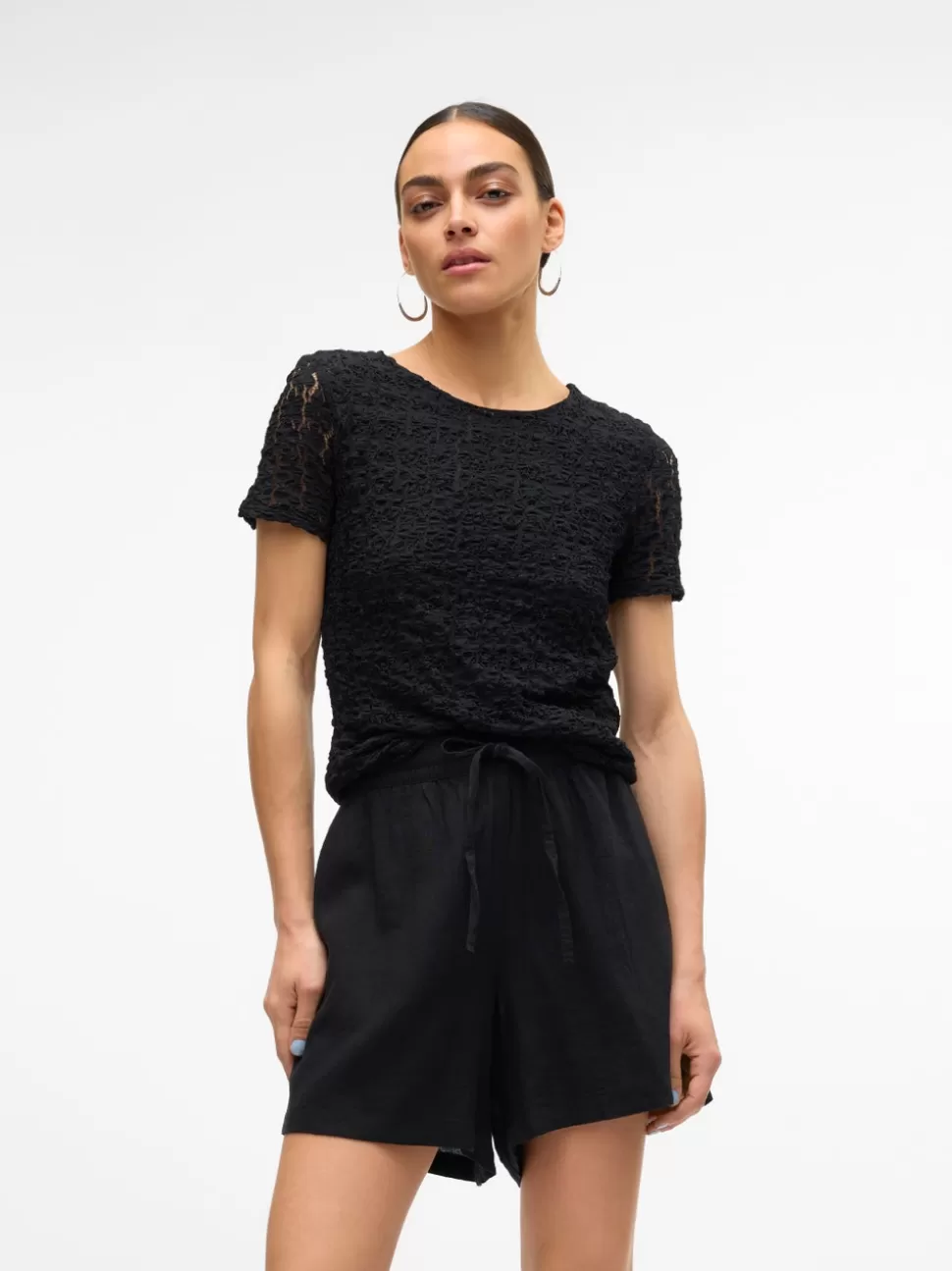 Toppar^VERO MODA VMIVANIA Topp Black
