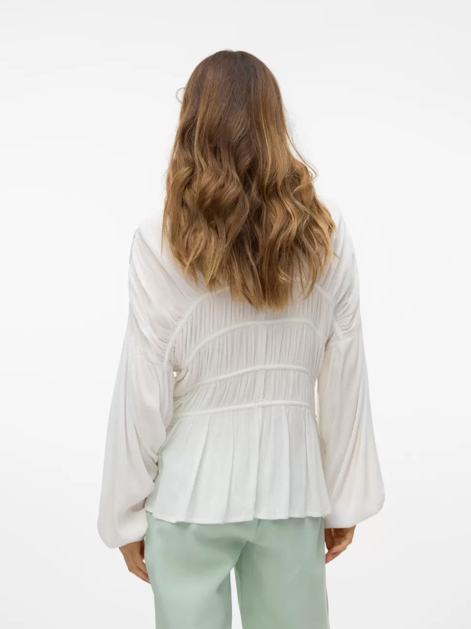 Toppar^VERO MODA VMIVORIE Topp Snow White