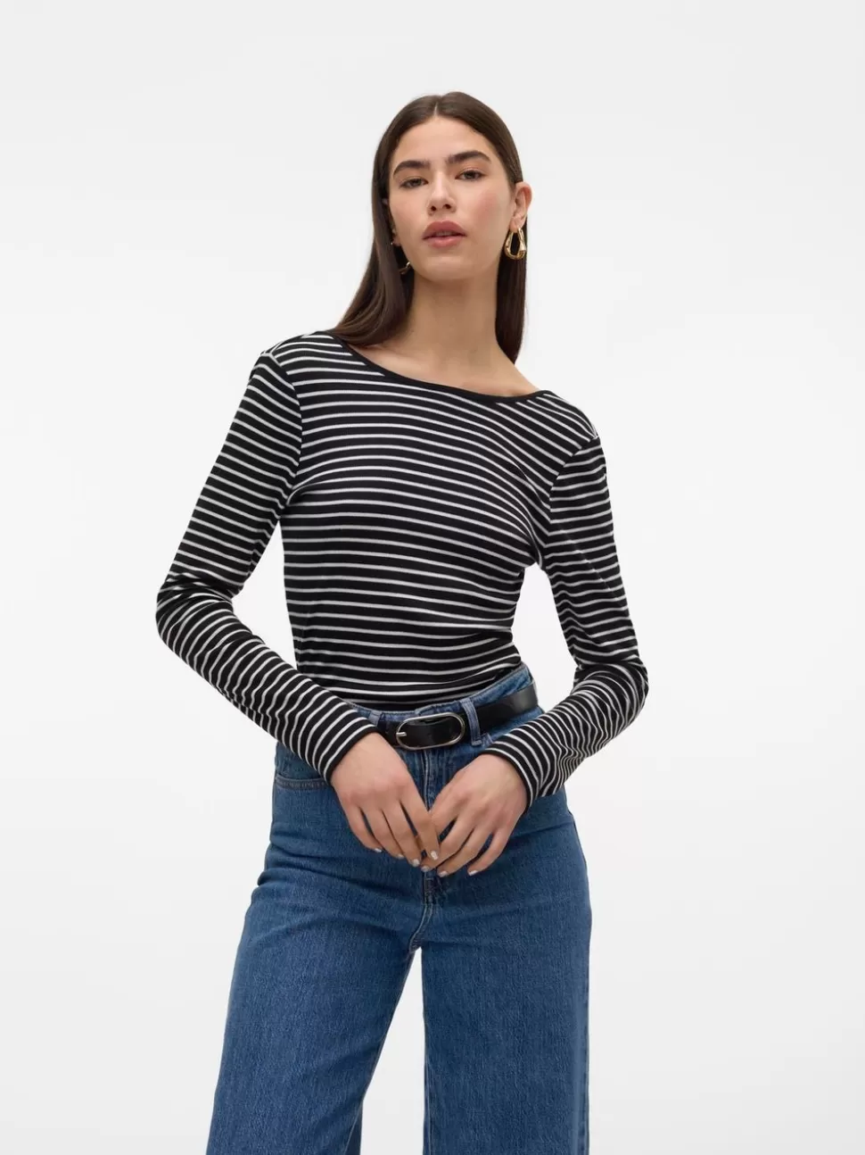 Toppar^VERO MODA VMIWETT T-shirt Black