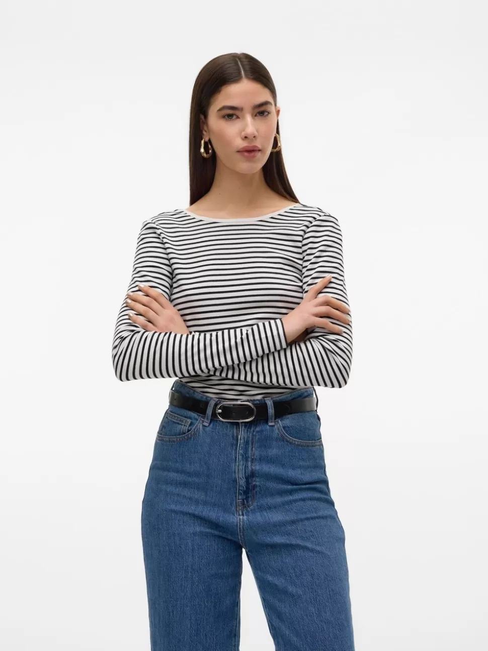 Toppar^VERO MODA VMIWETT T-shirt Snow White