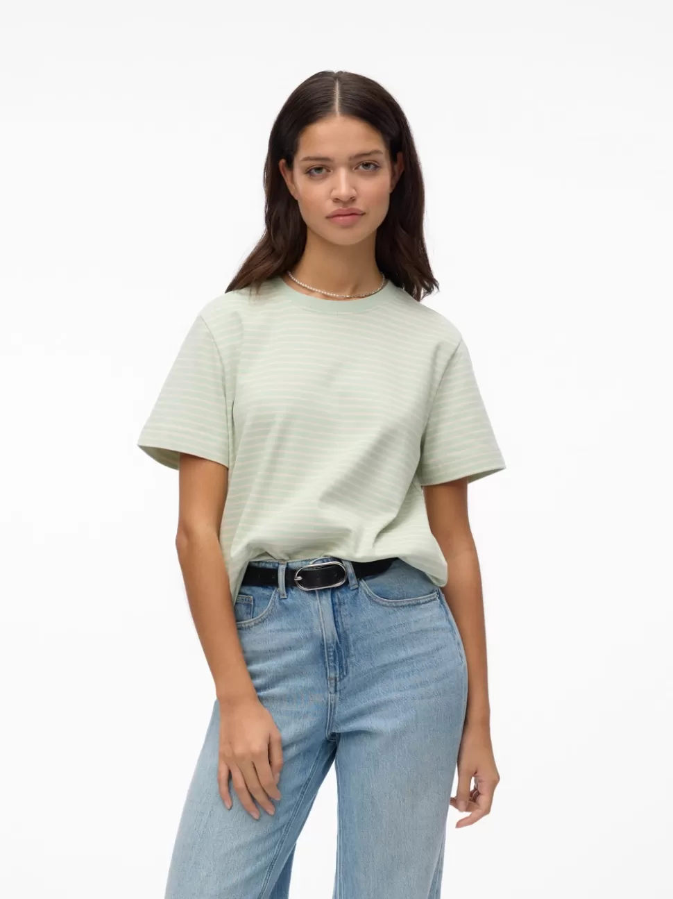 Toppar^VERO MODA VMJADA T-shirt Celadon