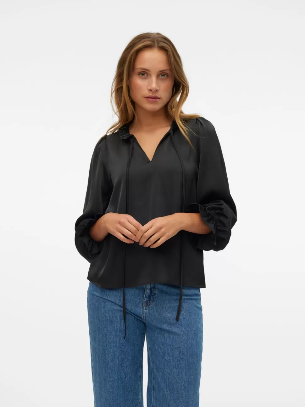 Toppar^VERO MODA VMJANICE Topp Black
