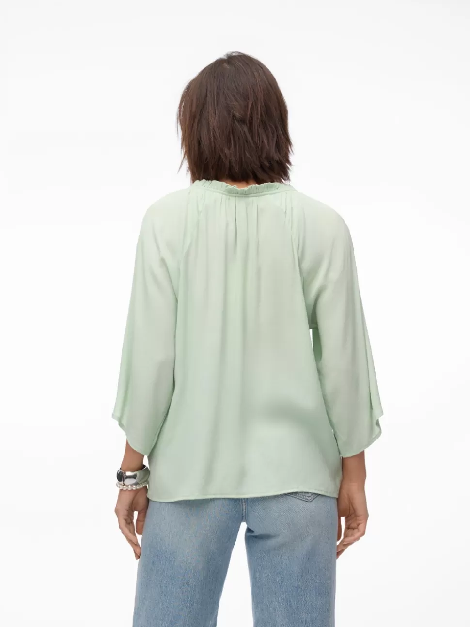 Toppar^VERO MODA VMJANNI Topp Celadon