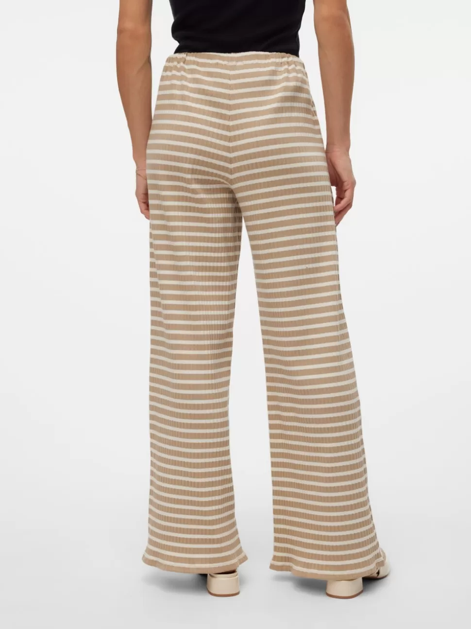 Byxor^VERO MODA VMJOSEPHINE Medelhög Midja Byxor Weathered Teak