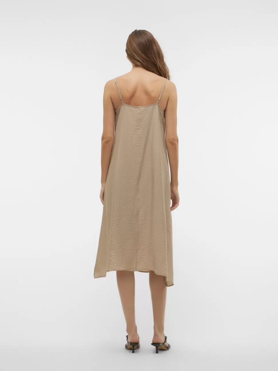 Klänningar^VERO MODA VMJOSIE Midiklänning Silver Mink