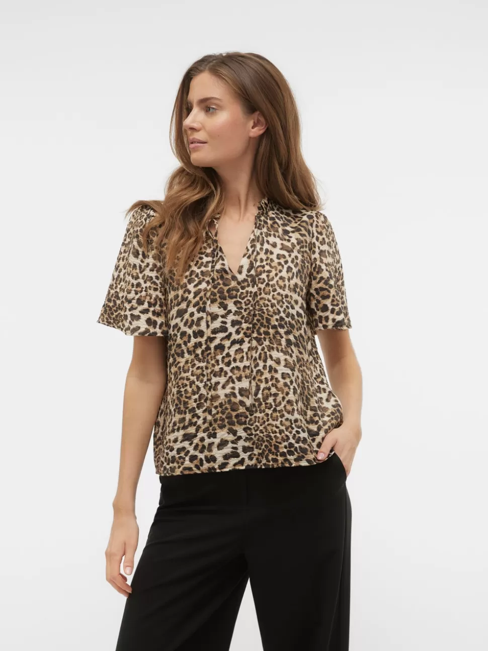 Toppar^VERO MODA VMJOSIE Topp Sandshell