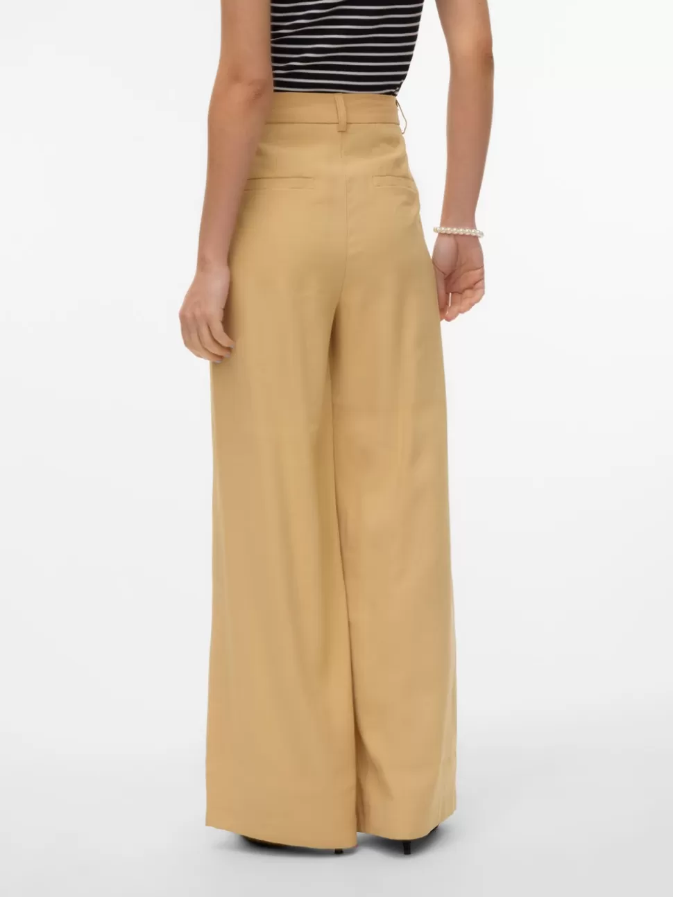 Byxor^VERO MODA VMJOURNI Hög Midja Byxor Lark