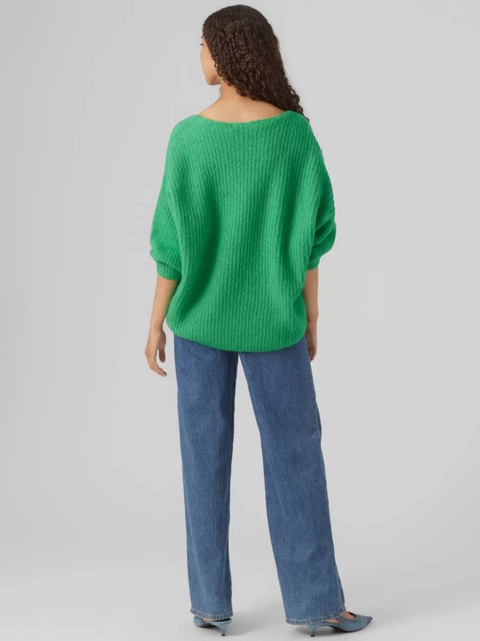 Stickat^VERO MODA VMJULIE Pullover Bright Green
