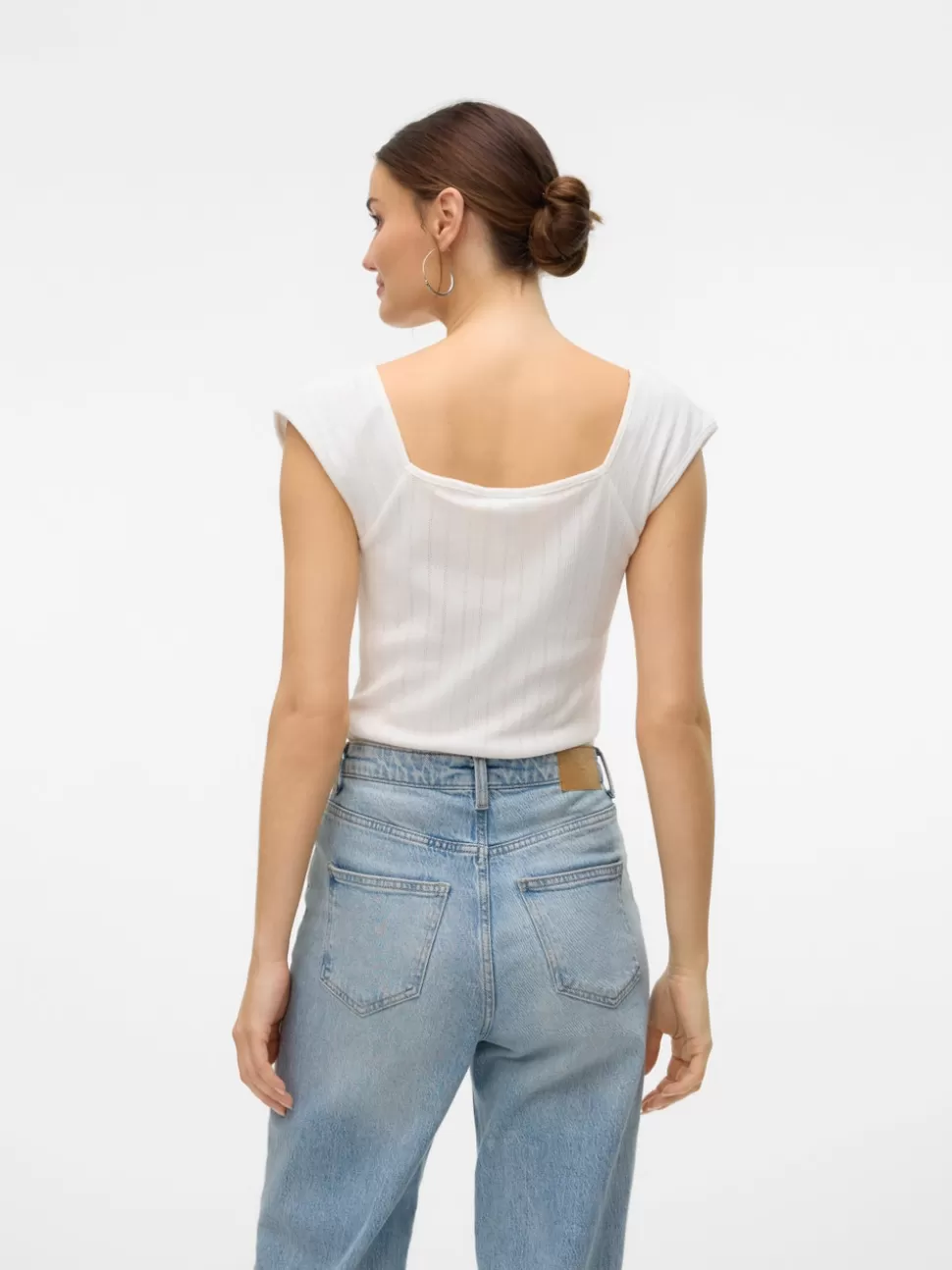 Toppar^VERO MODA VMJULIETA Topp Snow White