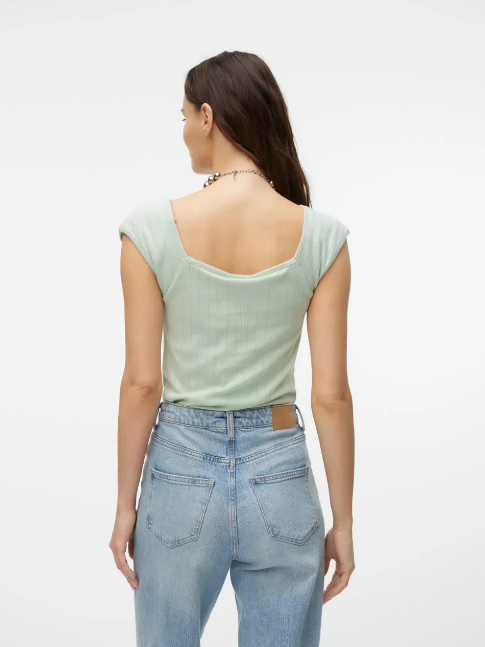 Toppar^VERO MODA VMJULIETA Topp Celadon