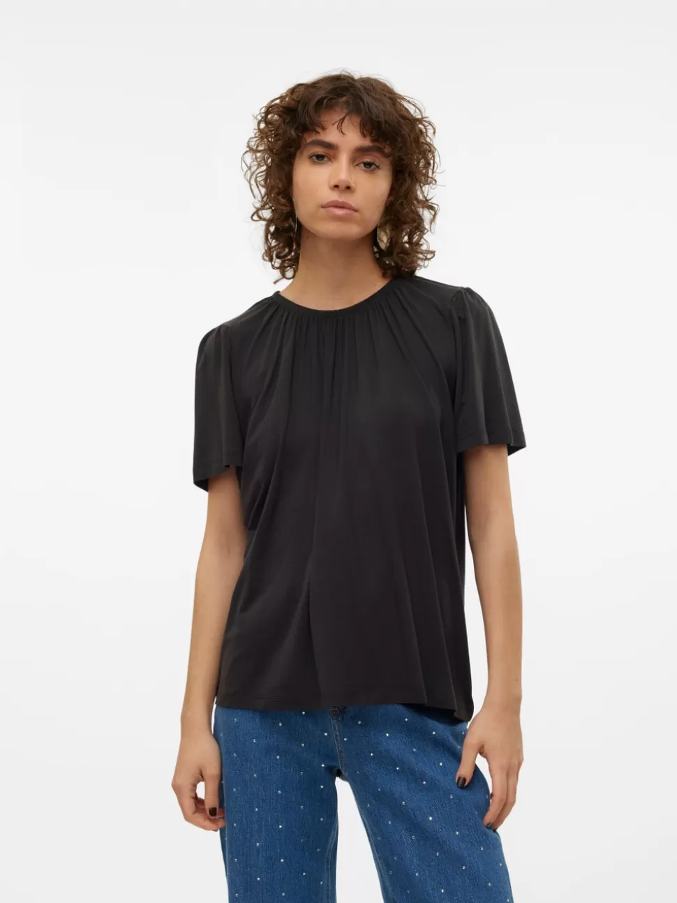Toppar^VERO MODA VMJUNE Topp Black