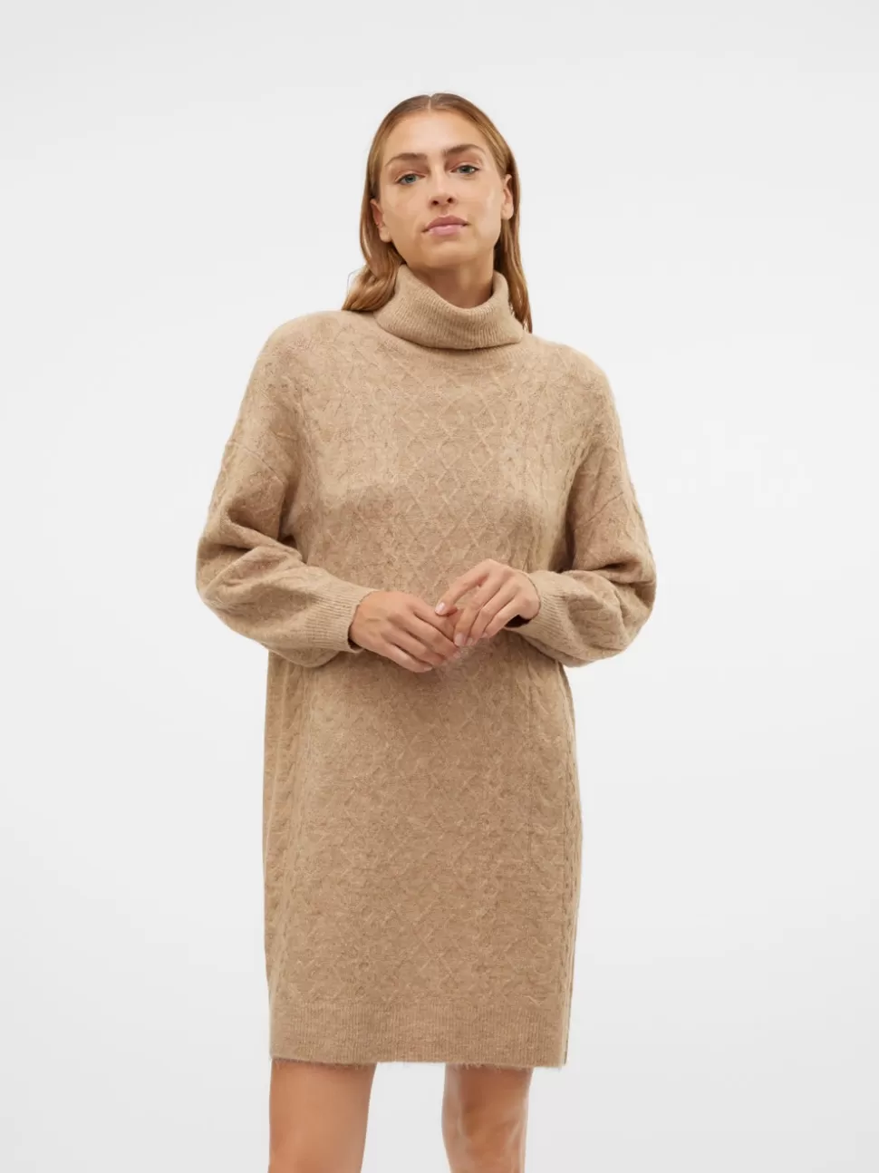 Klänningar^VERO MODA VMJUPITERCABLE Kort Klänning Silver Mink
