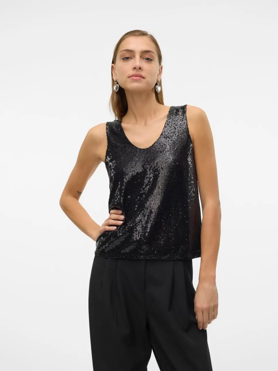 Toppar^VERO MODA VMKAJE Topp Black