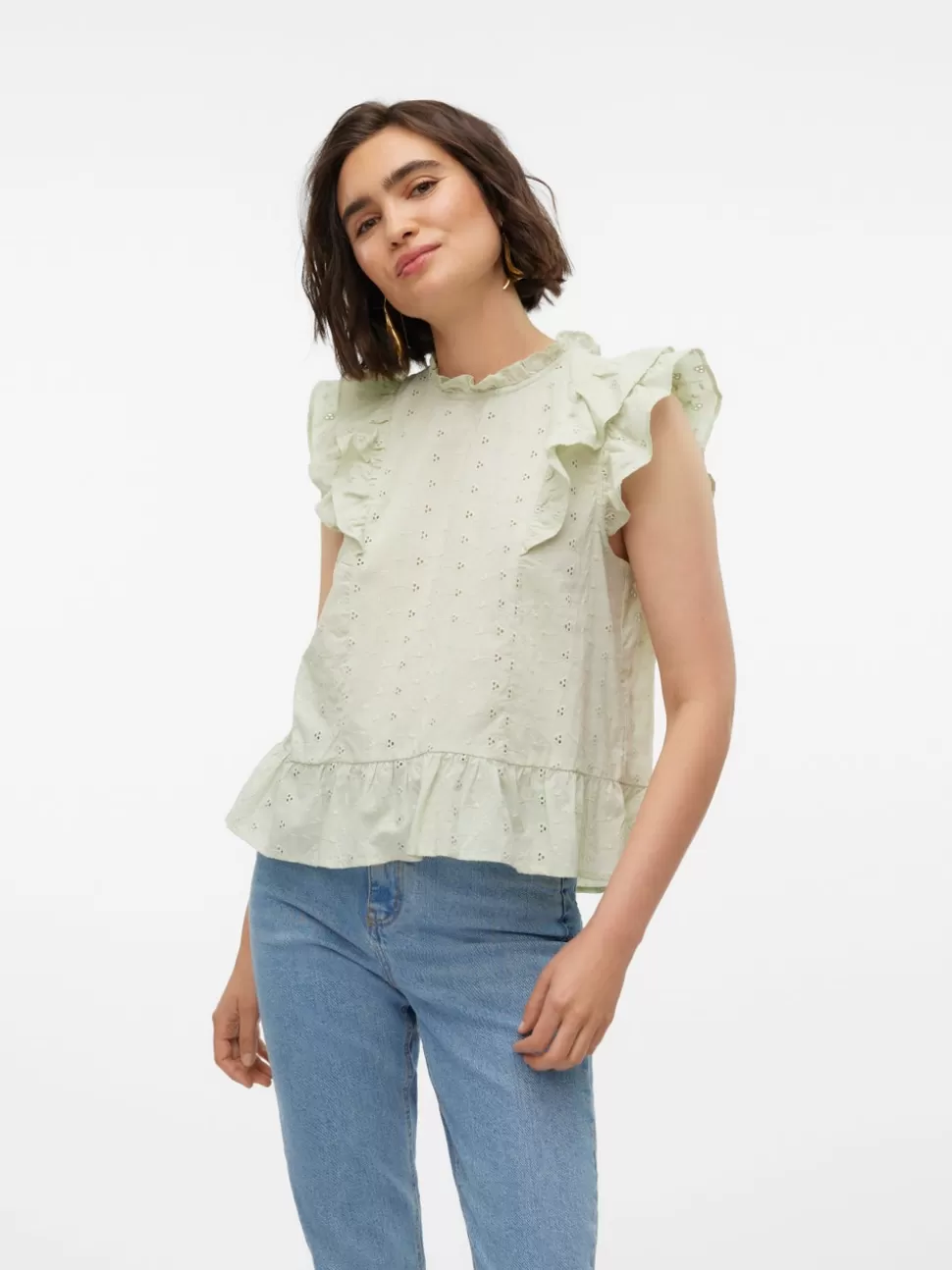 Toppar^VERO MODA VMKAMMY Topp Bok Choy