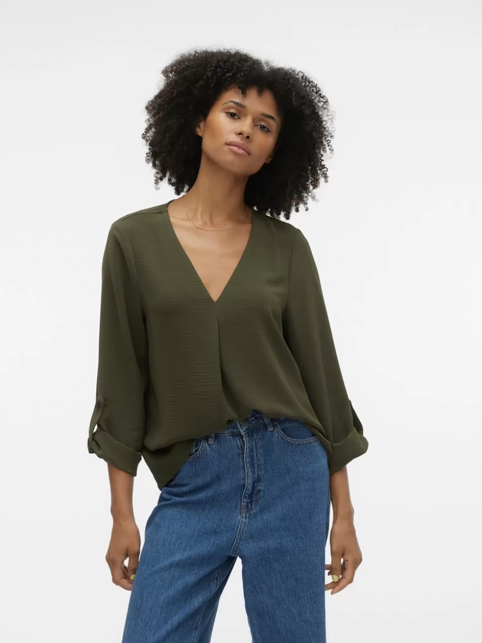 Toppar^VERO MODA VMKAS Topp Forest Night