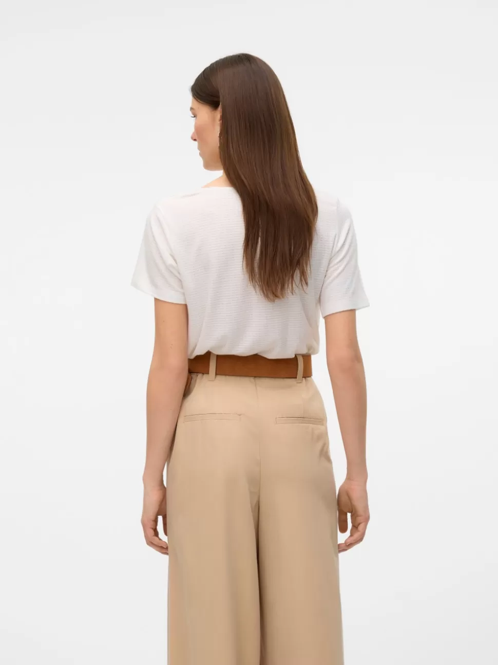 Toppar^VERO MODA VMKERSEY T-shirt Snow White