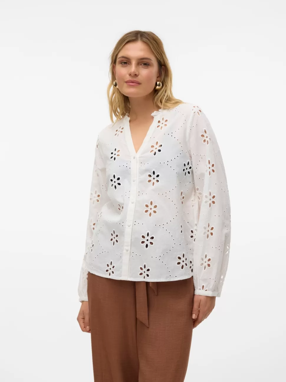 Toppar^VERO MODA VMKIBINA Topp Snow White