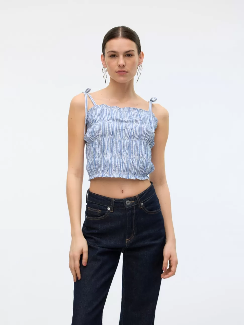Toppar^VERO MODA VMLARA Topp Snow White