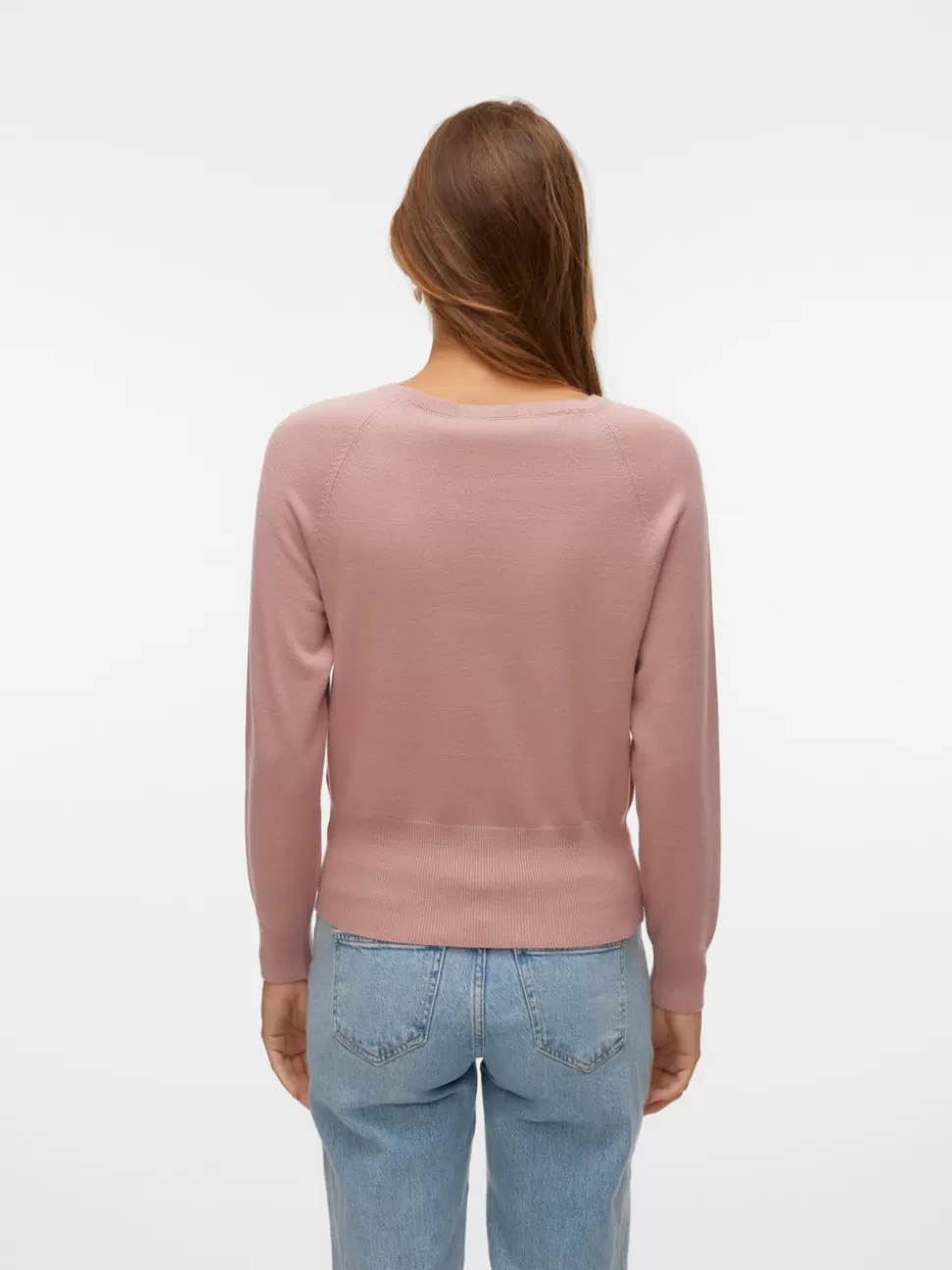 Stickat^VERO MODA VMLAURA Pullover Woodrose