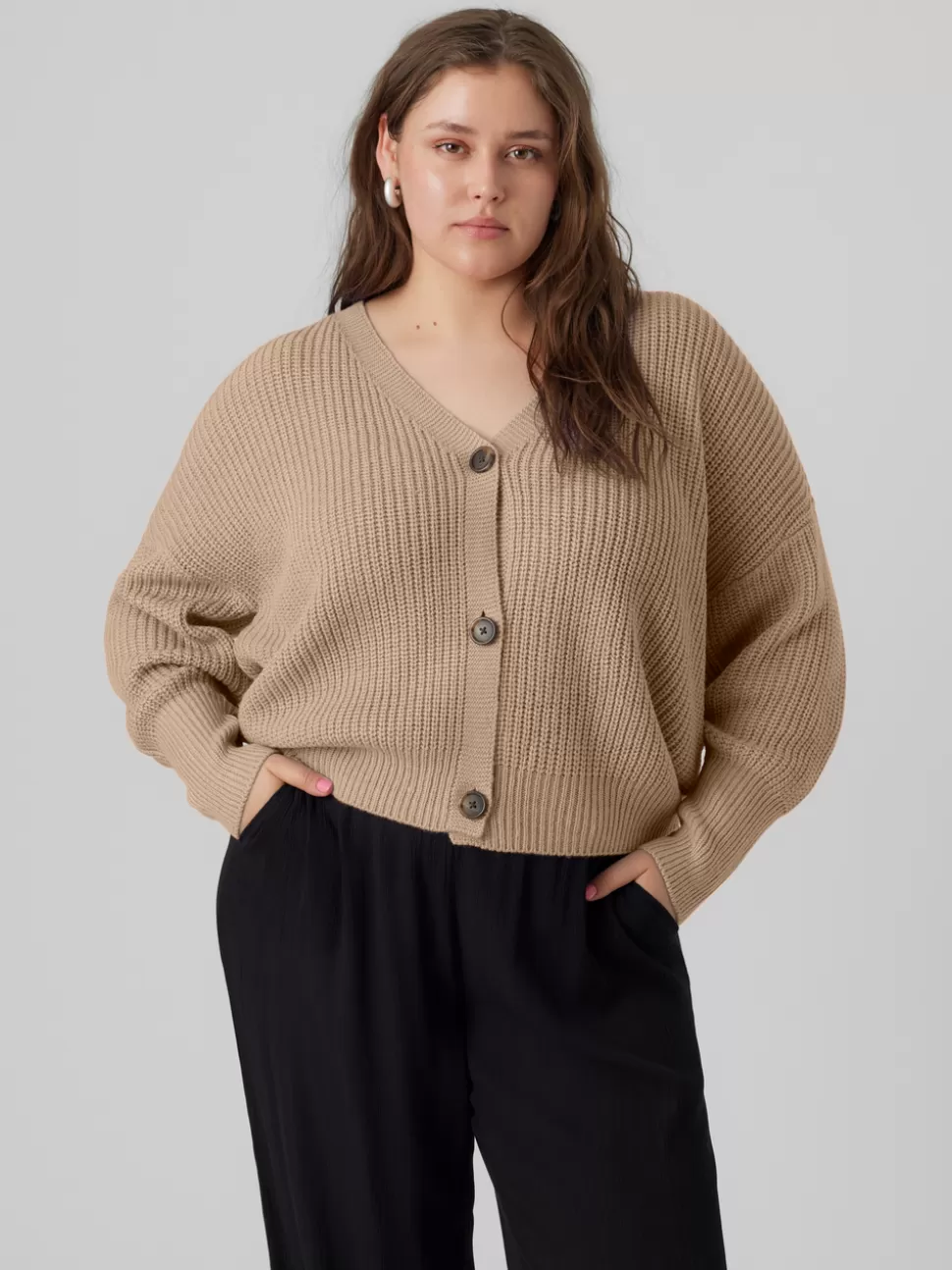 Stickat^VERO MODA VMLEA Stickad Kofta Nomad