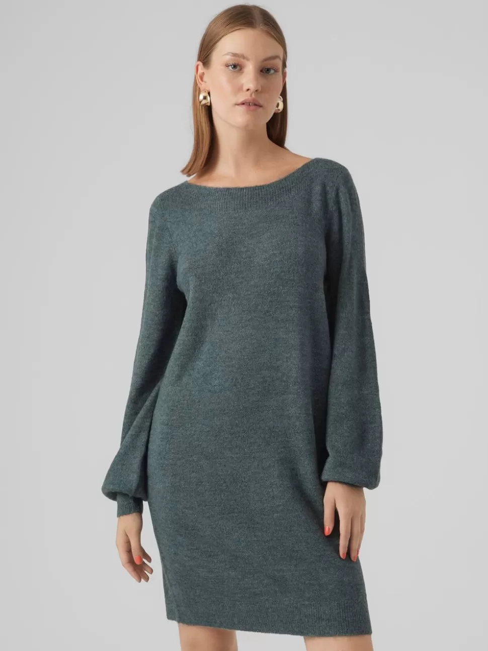 Klänningar^VERO MODA VMLEFILE Kort Klänning Sea Moss