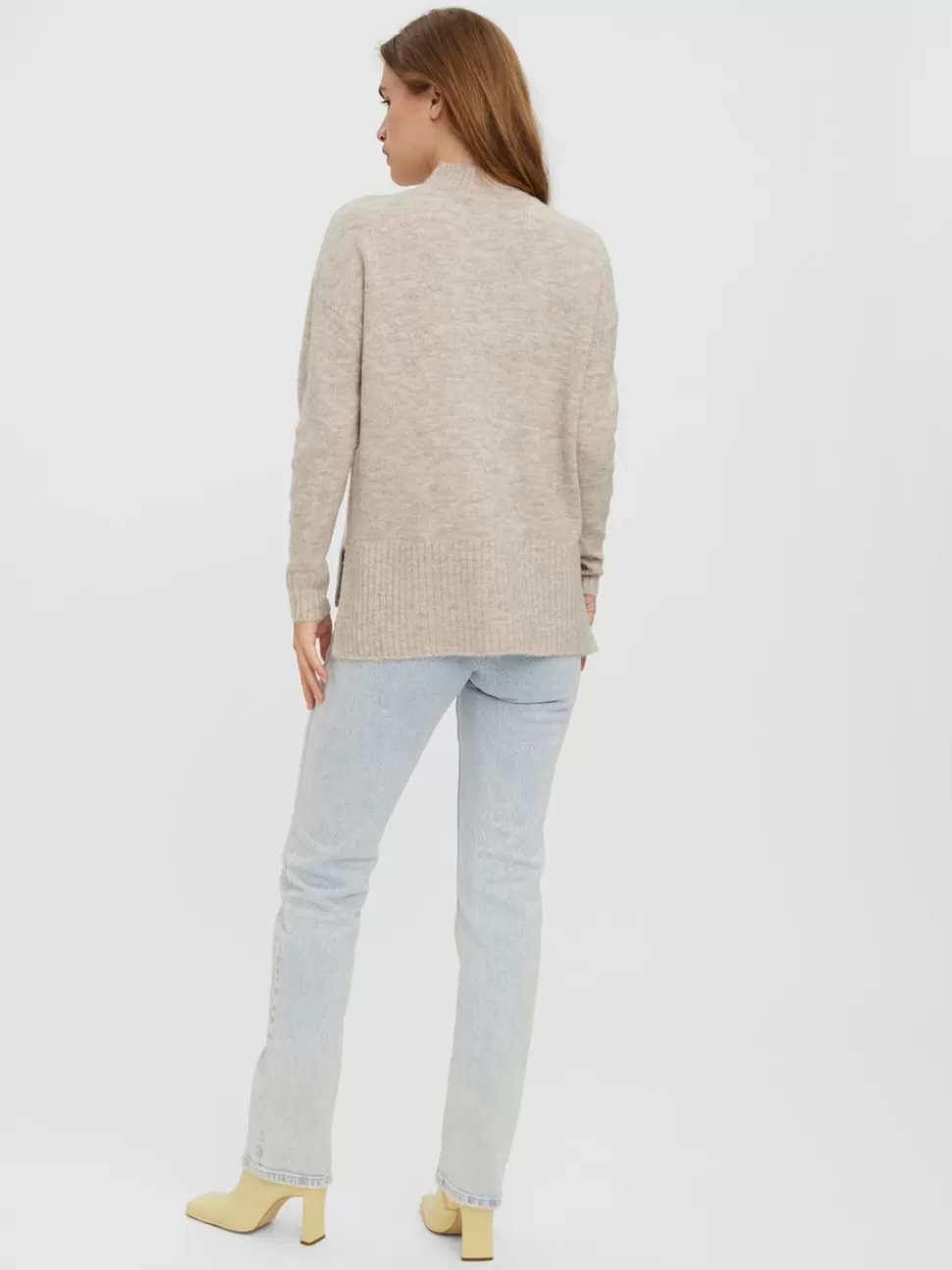 Stickat | Toppar^VERO MODA VMLEFILE Pullover Birch