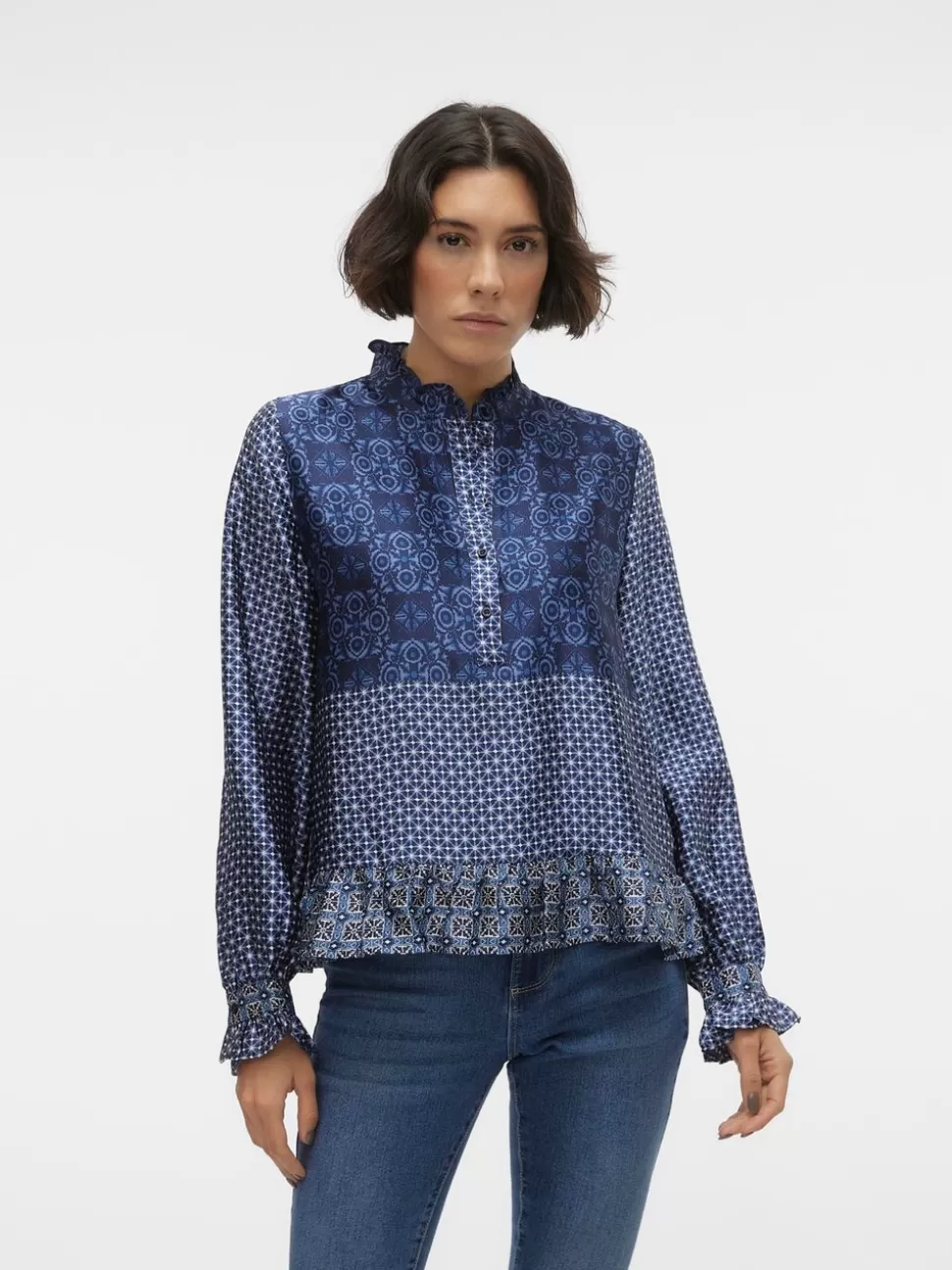 Toppar^VERO MODA VMLEVI Topp Snow White