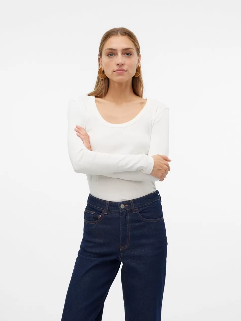 Toppar^VERO MODA VMLIA Topp Snow White