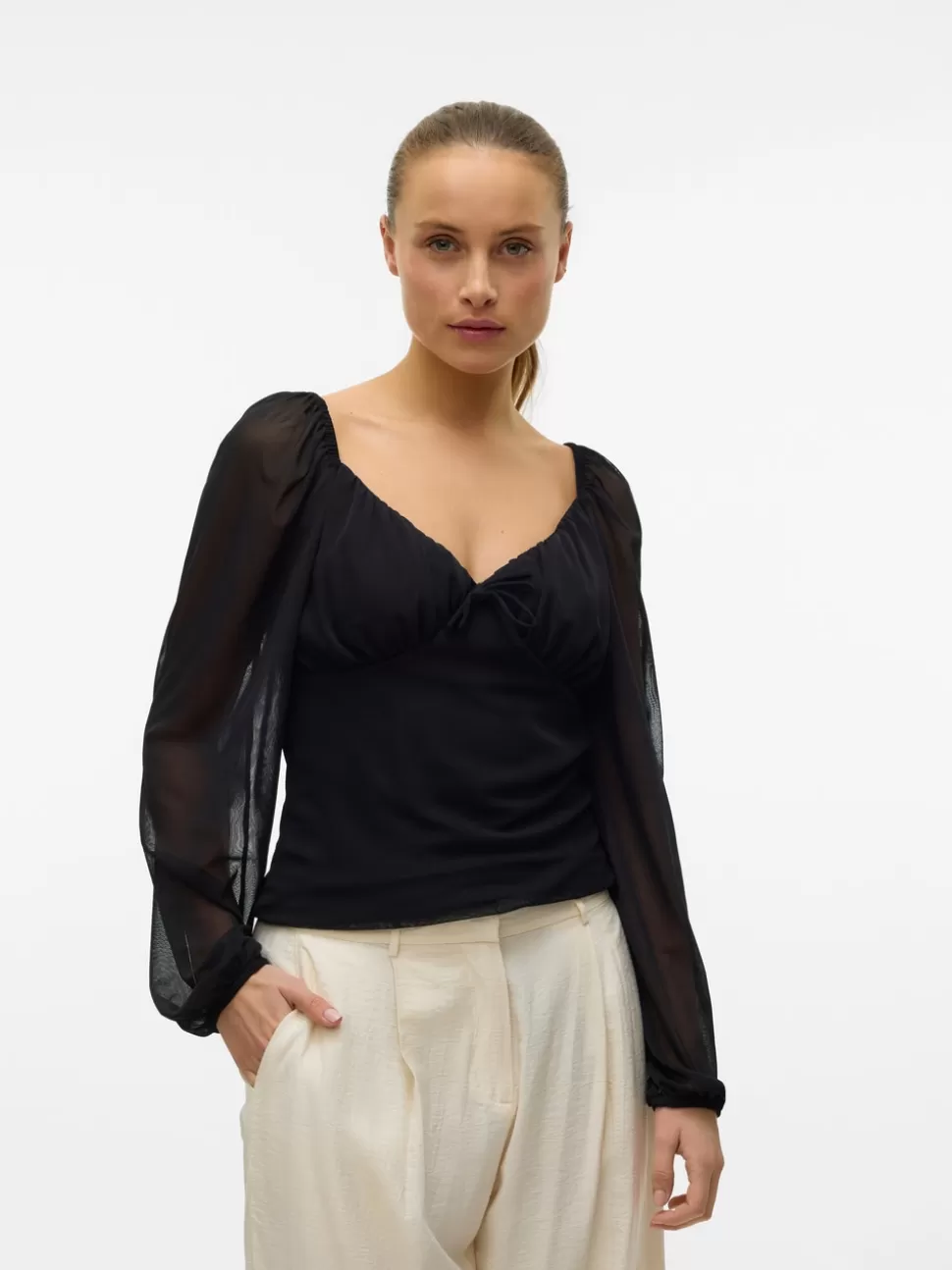 Toppar^VERO MODA VMLIA Topp Black