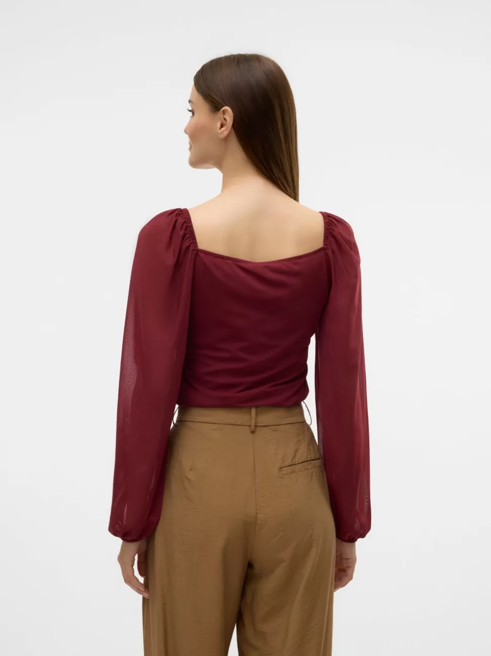 Toppar^VERO MODA VMLIA Topp Cabernet
