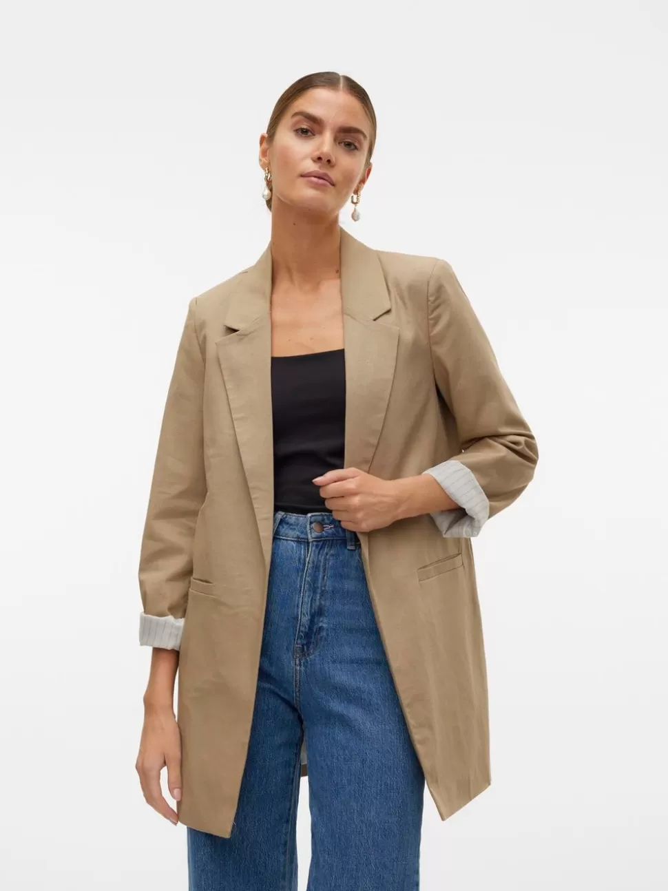 Kavajer^VERO MODA VMLILJA Kavaj Silver Mink