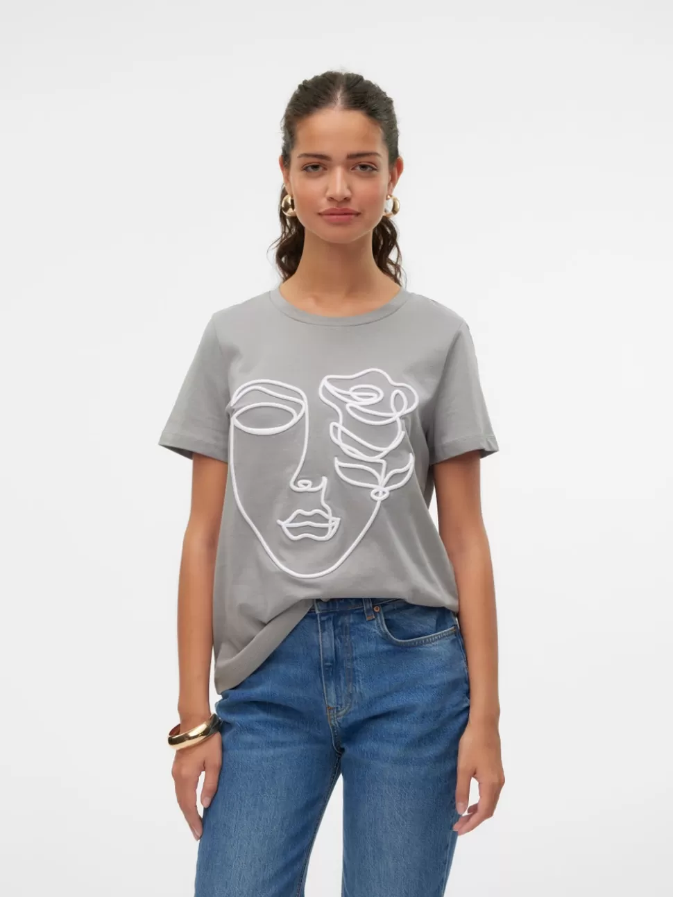 Toppar^VERO MODA VMLINE T-shirt Griffin