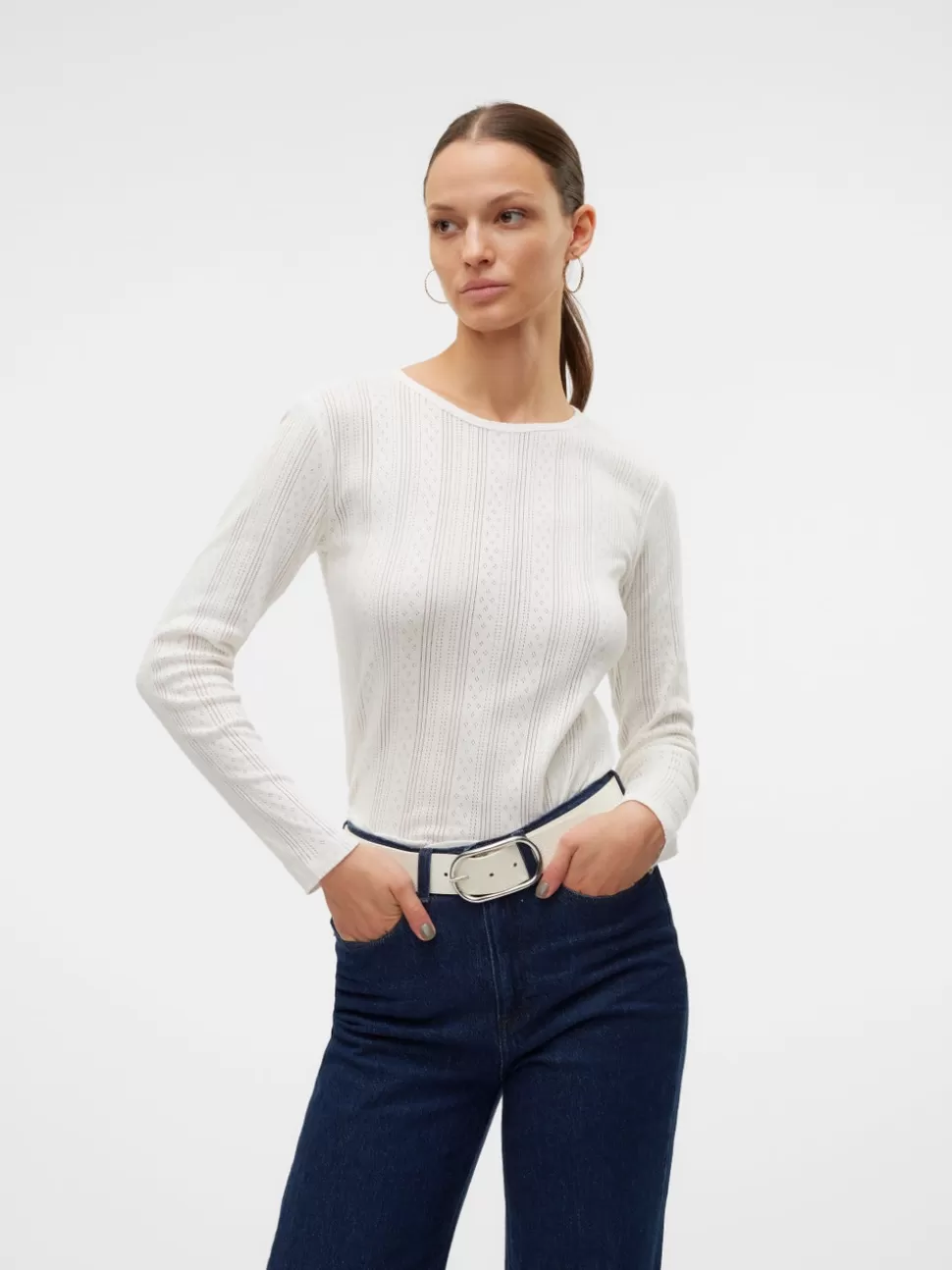 Toppar^VERO MODA VMLISA Topp Snow White
