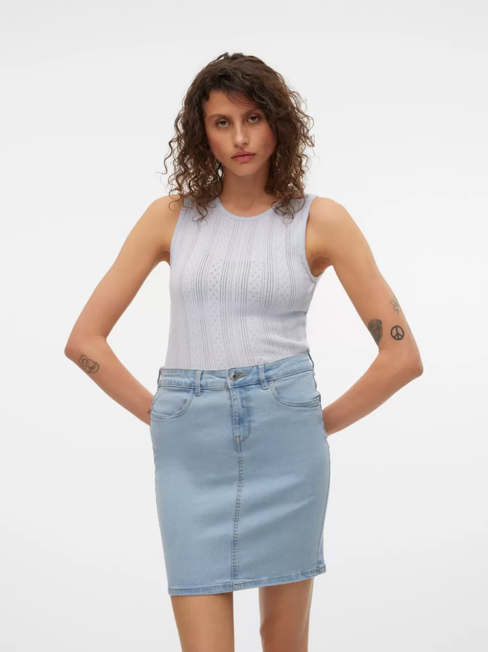 Toppar^VERO MODA VMLISA Topp Xenon Blue