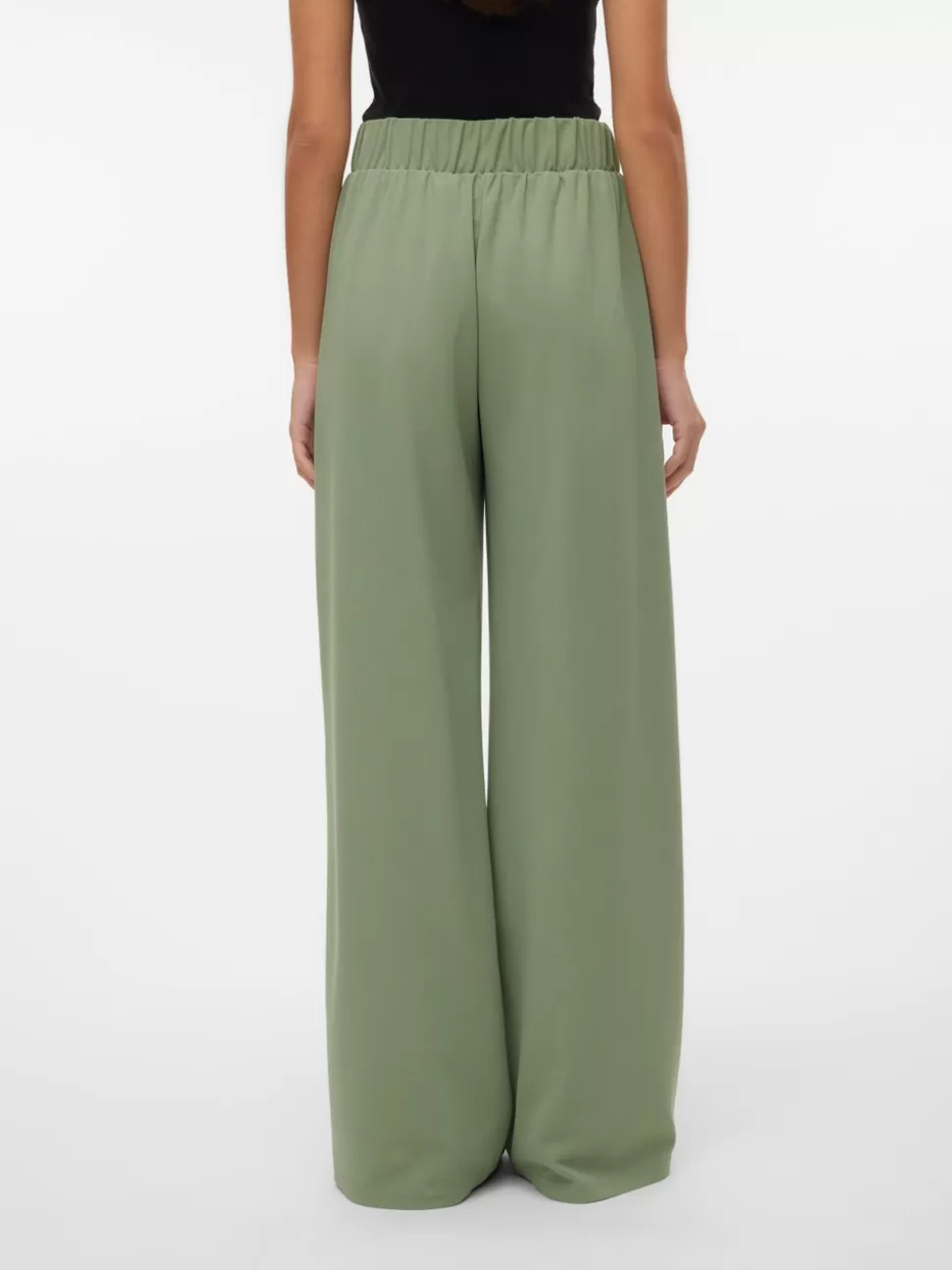 Byxor | Basics^VERO MODA VMLIVA Hög Midja Byxor Hedge Green