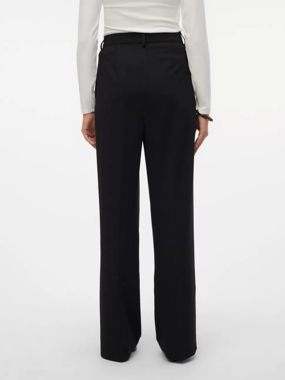 Byxor^VERO MODA VMLIVA Medelhög Midja Byxor Black