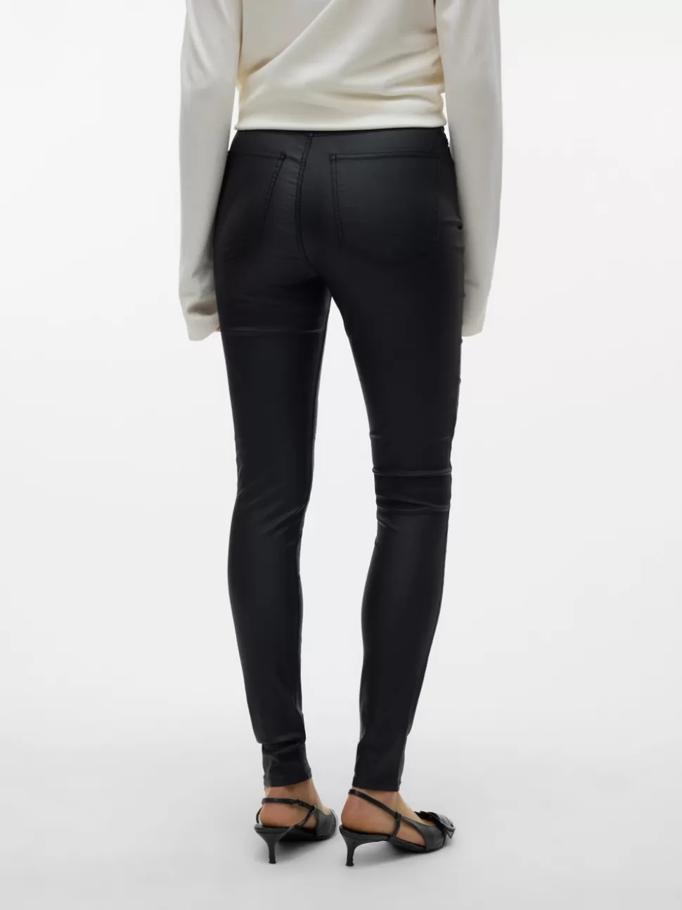 Festkläder | Byxor^VERO MODA VMLOA Hög Midja Byxor Black