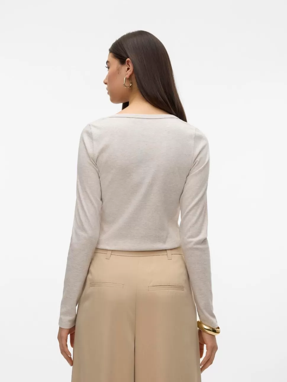 Toppar^VERO MODA VMLOA Topp Oatmeal