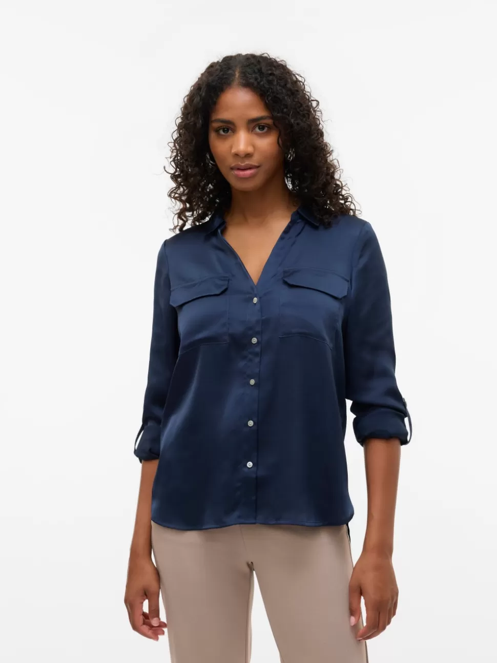 Skjortor | Toppar^VERO MODA VMLOU Skjorta Navy Blazer