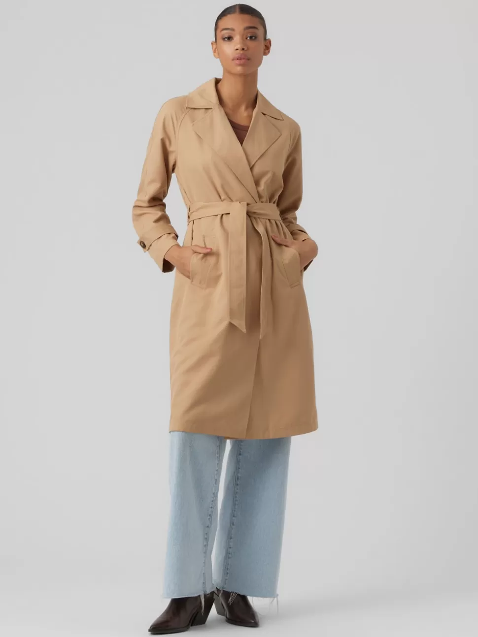 Jackor^VERO MODA VMLOU Trenchcoat Tannin