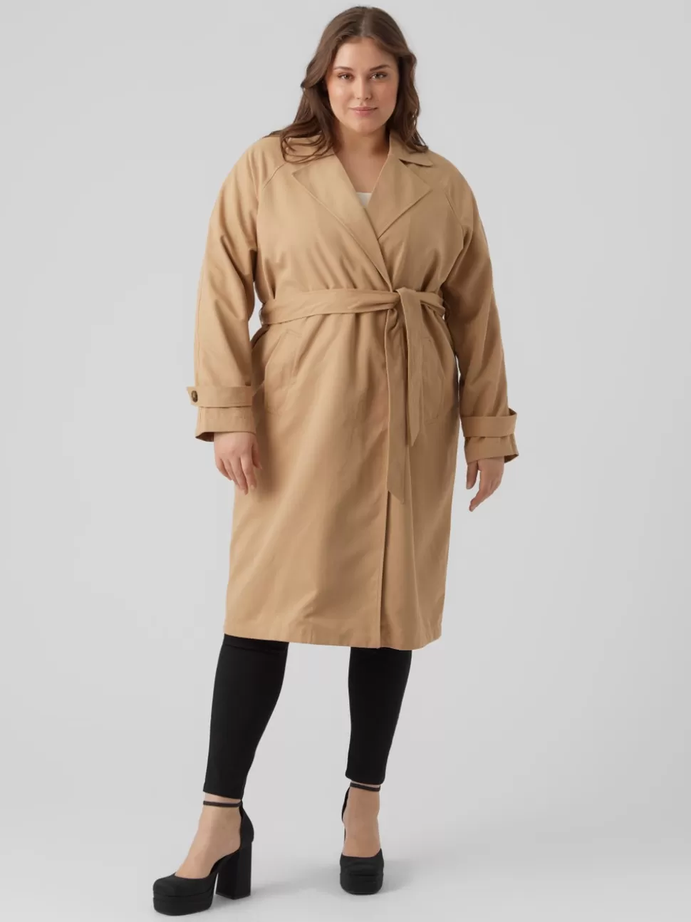 Jackor^VERO MODA VMLOU Trenchcoat Tannin