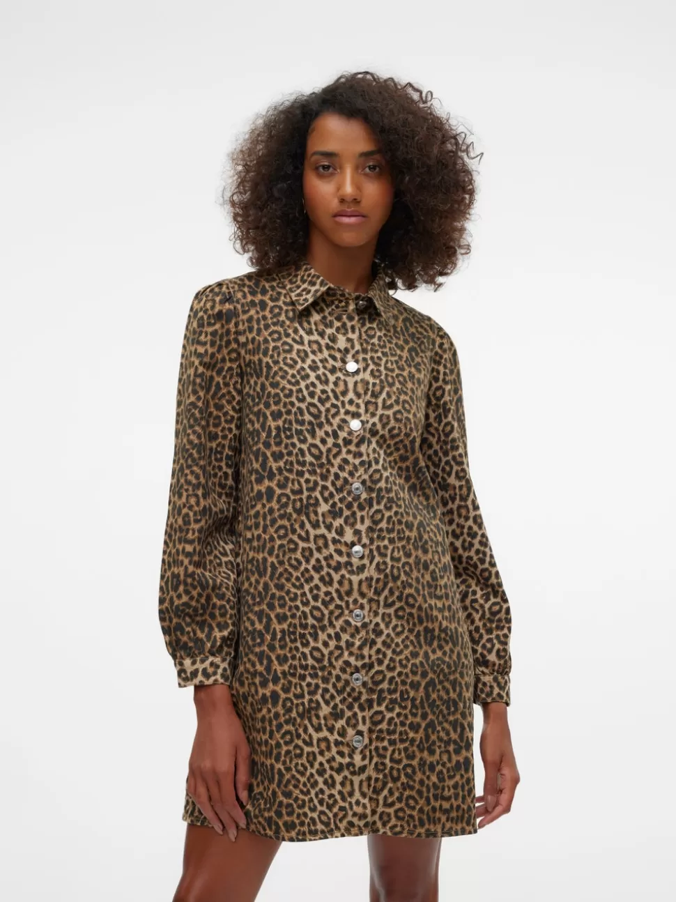 Klänningar^VERO MODA VMLUCIE Kort Klänning Silver Mink